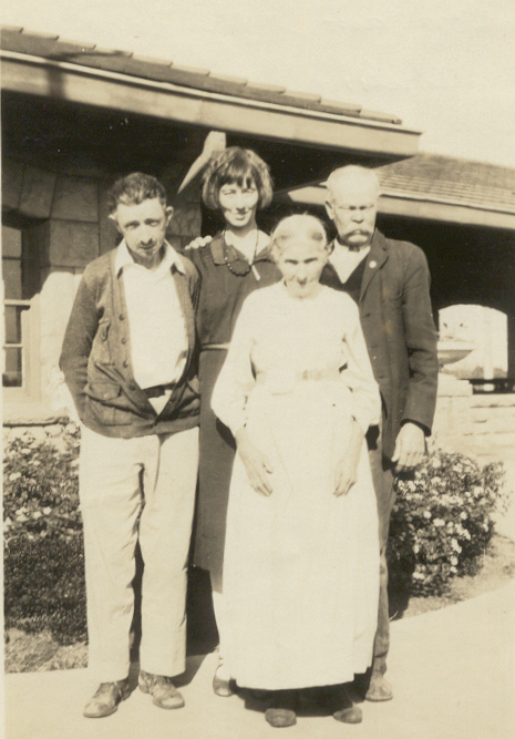 Lydia,John and Thelma McClammer,Tom Julian